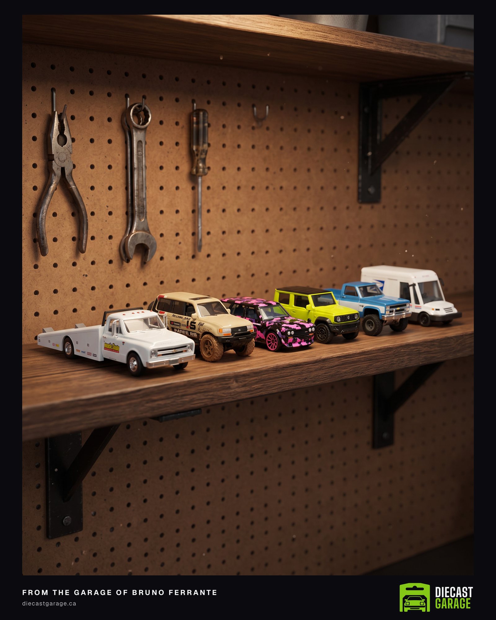 A Workshop shelf garage shelf